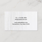 Chiropractor Chiropractic Healthy Spine Therapist Visitekaartje (Achterkant)