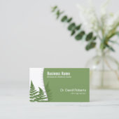 Chiropractor Chiropractic Spine Green Wellness SPA Visitekaartje (Staand voorkant)