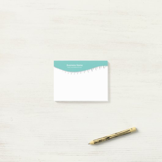 Chiropractor Chiropractic Spine Health Blauwgroen Post-it® Notes (Op bureau)