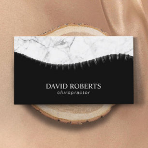 Chiropractor Chiropractic Spine & Marble Chiro Visitekaartje