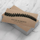 Chiropractor Chiropractic Spine Therapist Rustic Visitekaartje