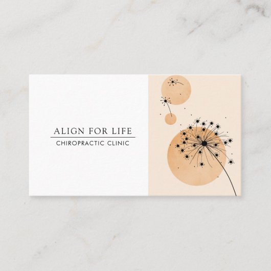 Chiropractor Chiropractic Visitekaartje (Voorkant)