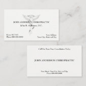 Chiropractor Chiropractic Visitekaartje (Voorkant / Achterkant)