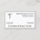 Chiropractor Chiropractic Visitekaartje (Voorkant)