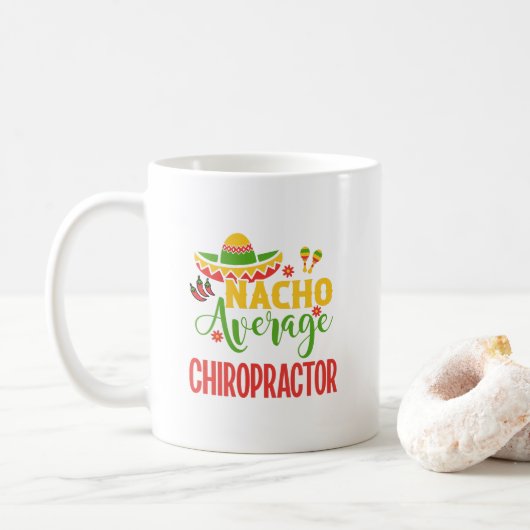 Chiropractor Chiropractie Afstudeerder Student Toe Koffiemok (Met donut)