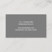 Chiropractor Chiropractie Spine Wellness Chiro #2 Visitekaartje (Achterkant)