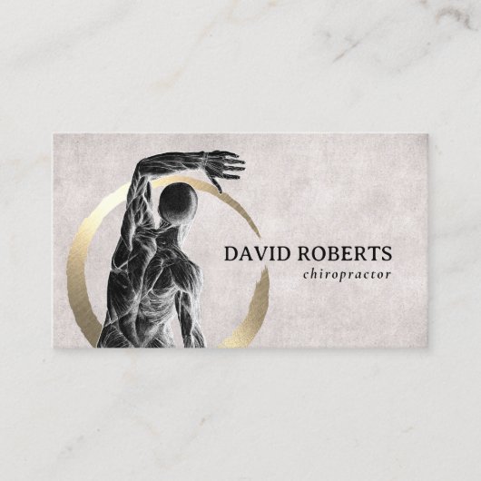 Chiropractor-chiropractor Visitekaartje (Voorkant)