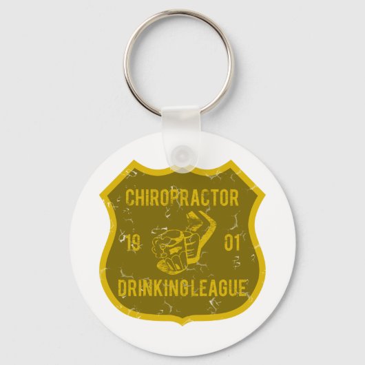 Chiropractor Drink Liga Sleutelhanger (Voorkant)