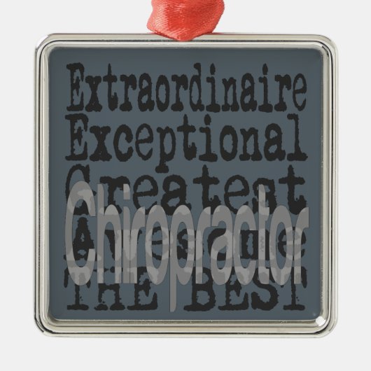 Chiropractor Extraordinaire Metalen Ornament (Voorkant)