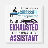 Chiropractor Funny Gezegde Magneet (Voorkant)