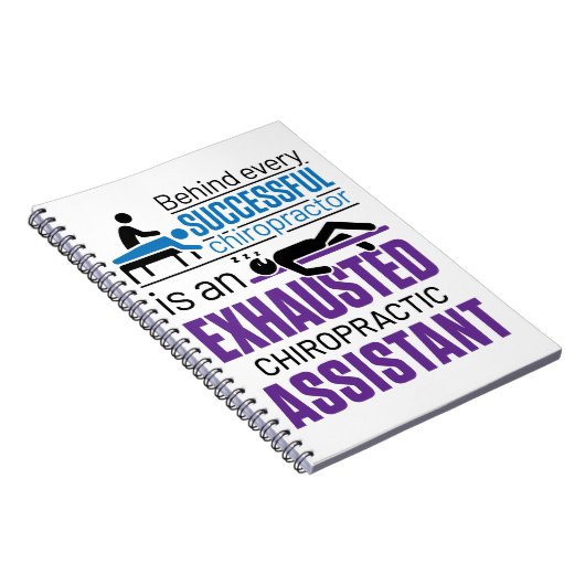 Chiropractor Funny Gezegde Notitieboek (Rechterzijde)