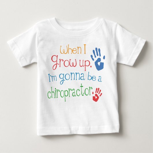 Chiropractor (Future) Baby Baby T-Shirt (Voorkant)