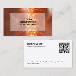 Chiropractor Fysiotherapeut Aangepaste QR Visitekaartje