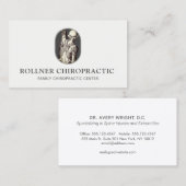 Chiropractor Fysiotherapeut Visitekaartje (Voorkant / Achterkant)