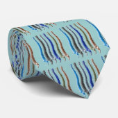 Chiropractor Gifts, Multiple Spines Man Stropdas (Opgerold)