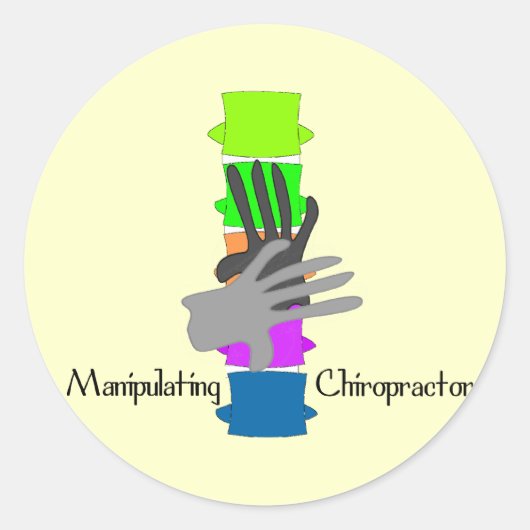 Chiropractor Gifts Ronde Sticker (Voorkant)