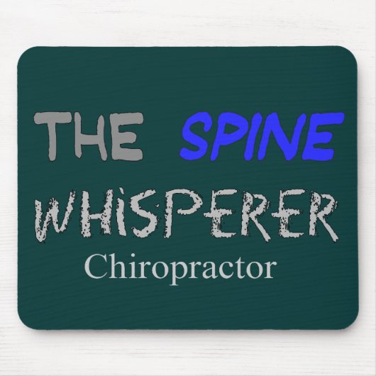 Chiropractor Gifts "The Spine Whisperer" Muismat (Voorkant)