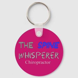 Chiropractor Gifts "The Spine Whisperer" Sleutelhanger