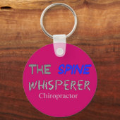 Chiropractor Gifts "The Spine Whisperer" Sleutelhanger (Voorkant)