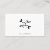 Chiropractor | Handen | Spinale kabel Visitekaartje (Achterkant)