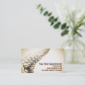 Chiropractor Health Appointment Card Afsprakenkaartje (Staand voorkant)