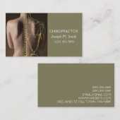 Chiropractor & Health Visitekaartje (Voorkant / Achterkant)
