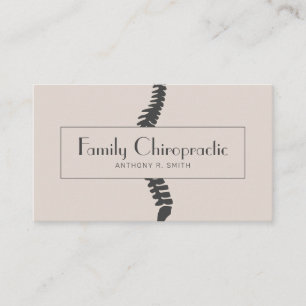 Chiropractor Health Visitekaartje