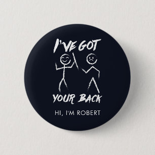 Chiropractor Heeft Je Rug Spinale Aanpasser Aangep Ronde Button 5,7 Cm
