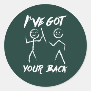 Chiropractor heeft uw rug correctie gag ronde sticker
