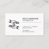 chiropractor | Helende handen Visitekaartje (Voorkant)