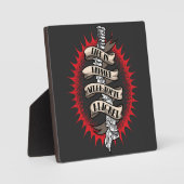 Chiropractor Het leven is leuker als je in balans  Fotoplaat (Voorkant)