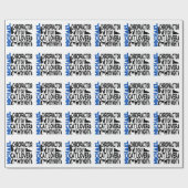 Chiropractor houdt van katten cadeaupapier (Vlak)