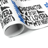 Chiropractor houdt van katten cadeaupapier (Rol Hoek)