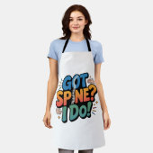 Chiropractor Humor Spine Gezondheid Quote Schort (Gedragen)