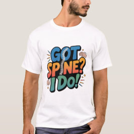 Chiropractor Humor Spine Gezondheid Quote T-shirt