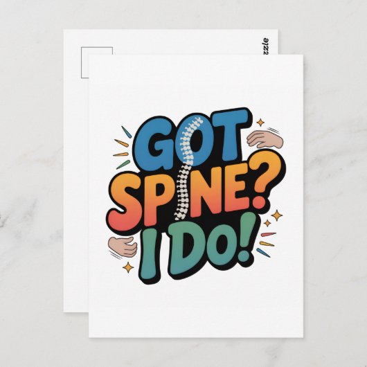 Chiropractor Humor Spine Health Quote Briefkaart (Voorkant / Achterkant)