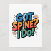 Chiropractor Humor Spine Health Quote Briefkaart (Voorkant)