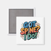 Chiropractor Humor Spine Health Quote Magneet (Voorkant / Achterkant)