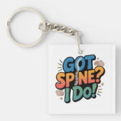 Chiropractor Humor Spine Health Quote Sleutelhanger (voorkant)