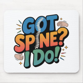 Chiropractor Humor wervelkolom gezondheid citaat Muismat