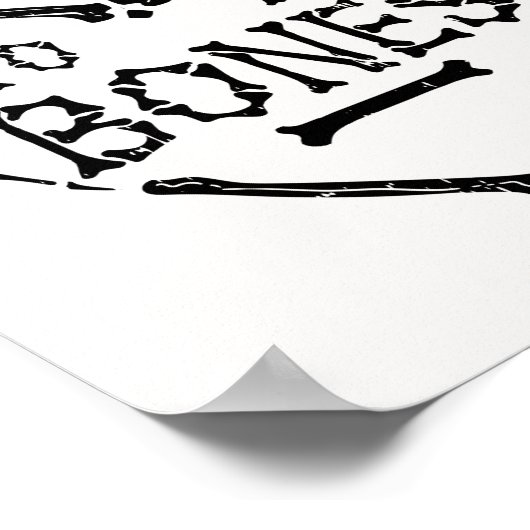 Chiropractor I Love My Patiënten to Botten Poste Poster (Hoek)