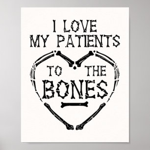 Chiropractor I Love My Patiënten to Botten Poste Poster