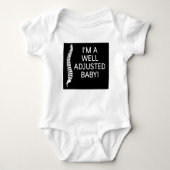 chiropractor Ik ben een goed aangepaste baby Romper (Voorkant)