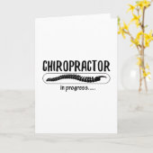 Chiropractor in Progress Spine Chiro Kaart (Gele Bloem)