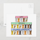 Chiropractor is jarig briefkaart (Voorkant / Achterkant)