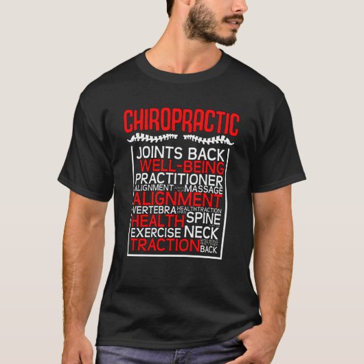 Chiropractor Joints Back Complementary Medicine Ch T-shirt (Voorkant)