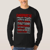 Chiropractor Joints Back Complementary Medicine Ch T-shirt (Voorkant)