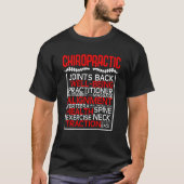 Chiropractor Joints Back Complementary Medicine T-shirt (Voorkant)