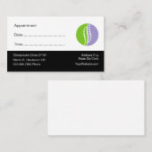 Chiropractor Kantoor Medical Appointinder Afsprakenkaartje (Voorkant / Achterkant)