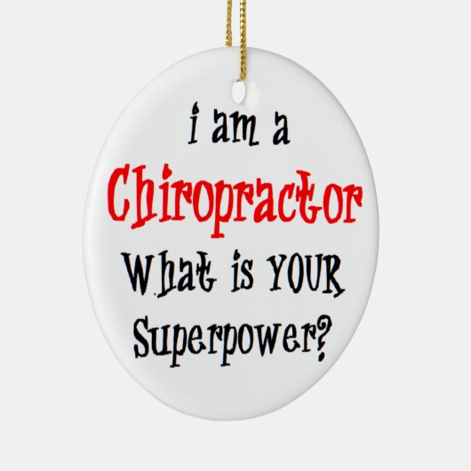 chiropractor keramisch ornament (Rechts)